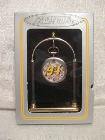 Sun Time Bill Elliot #94 Executive Sports Pocket Clock Racing Nascar Cover