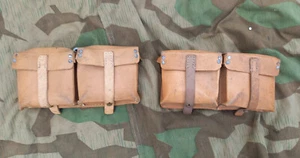Bolsa de cartucho K43 G43 100% original 2 x bolsa bolsa bolsa de revista ros44 Wehrmacht - Imagen 1 de 6