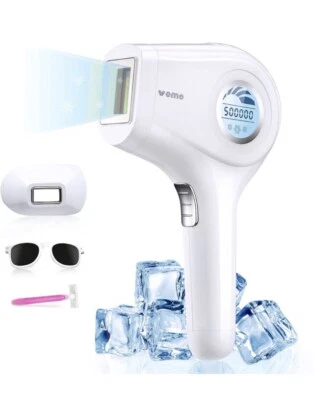 Epilatore luce pulsata depilatore IPL raffreddamento a ghiaccio 500000flash VEME - Bild 1 von 4