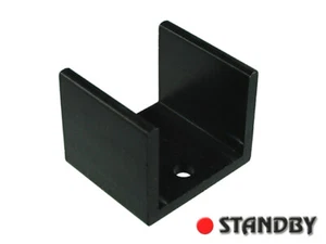 20pcs PR17/15/SE/2,4 Heatsink TO220 to screw ALUTRONIC black anodized 28K/W - Imagen 1 de 2