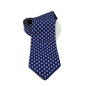 Corbata Brooks Brothers 100 % Seda Clásica Azul con Patrón Usada en Excelente Condición - Imagen 1 de 3