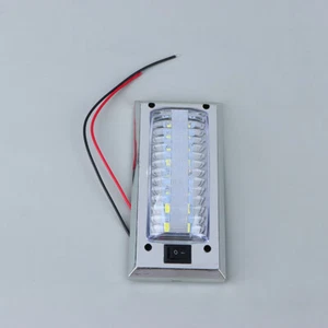 LED 12V-24V Panel Light Car Interior Reading Lamp High Brightness Cabin Light ZJ - Photo 1/11