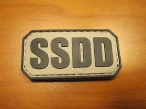 TACTICAL MORALE PATCH " SSDD " " SAME SH*T DIFFERENT DAY " HOOK BACK SPECIAL $$$ - Picture 1 of 12