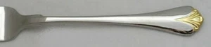 Yamazaki Cara Stainless Steel Gold Accent Dinner Knife 9" - Picture 1 of 2