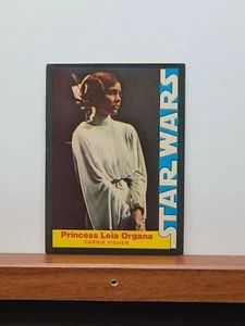 STAR WARS Wonderbread 1977 Vintage PRINCESS LEIA ORGANA No.3 Card Ex-Mt - Picture 1 of 2