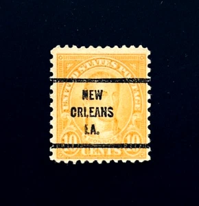 US Stamp - 1923 James Monroe 10c Precancel Perf 10 Horiz. NEW ORLEANS LA MNG r67 - Picture 1 of 2