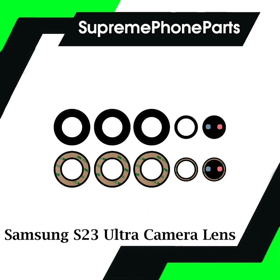 For Samsung Galaxy S23 Ultra 5G Replacement Back Rear Camera Glass Lens - UK