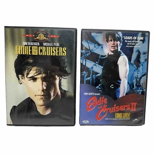 Eddie and the Cruisers 1 + 2 DVD Lot Eddie Lives! Rare OOP - Picture 1 of 3