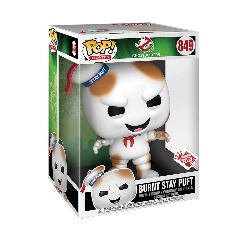 Funko Pop! Vinyl Jumbo 10 in: Ghostbusters - Burnt Stay Puft (10 inch) - GameStop (Exclusive) #849