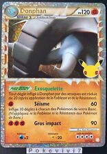 Carte Pokemon DONPHAN 107/123 Secrète Ultra Rare Célébrations 25ans FR NEUF