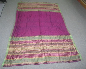 Antique 1930's Silk Shawl Cloth  Natural Dyes Bukhara 75" x 40" Arabic Textile - Picture 1 of 5