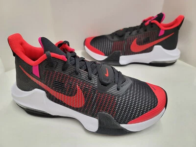 Mens Nike Basketball AIR MAX IMPACT 3 Black Siren Red Pink Prime DC3725 005 - Image 1 of 4