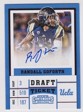 2017 Panini Contenders Draft Picks College Ticket Red Foil #287 Randall Goforth