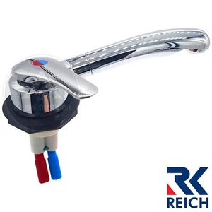 REICH CARAVANA GRIFO MEZCLADOR R/H CROMO MONOMANDO GIRO 45 GRADOS AUTOCARAVANA - Imagen 1 de 3