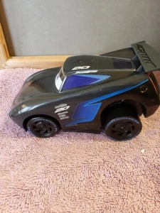 Disney Pixar Mattel Cars Black Lightning McQueen Toy Car Pull and Go Racer - Picture 1 of 7