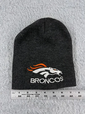 Denver Broncos Gorro Toque Adulto Talla Única Gris Tejido 100% Acrílico NFL Foto 1 de 4