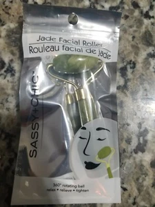 Piedra masajeadora antienvejecimiento terapia facial cuerpo rodillo de jade ajustada piel - Imagen 1 de 2