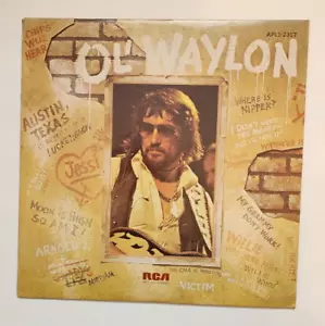 Waylon Jennings Ol' Waylon LP APL1-2317 Indianapolis Pressing NM 1977 Nice Copy - Picture 1 of 8