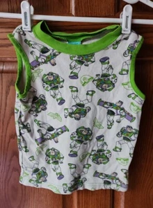 Disney Toy Story Buzz Lightyear Childrens Boys Sz 8 Tank Top Sleeveless - Picture 1 of 3