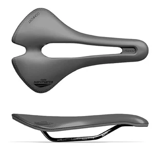 Selle San Marco Aspide Short Comfort Dynamic Saddle Black/Black Narrow (S3) - Foto 1 di 1