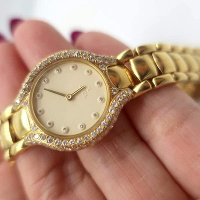 Ebel Beluga 18k Gold 24mm Diamond Bezel Watch 866969 - Image 1 of 4