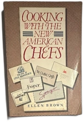 Libro de cocina Cooking With The New American Chefs Ellen Brown 1985 primera edición Foto 1 de 4