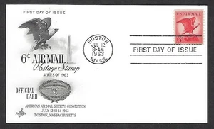 C67 Artcraft FDC - 6 Cent Postkarte Luftpostmarke - Weißkopfseeadler - Bild 1 von 1