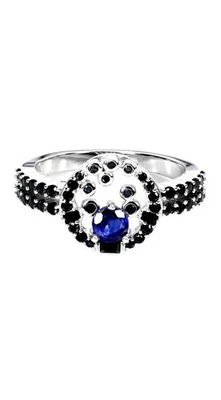 925 Sterling Silber Ring Rund Blauer Saphir 4mm Spinell Edelstein Schmuck - Bild 1 von 4