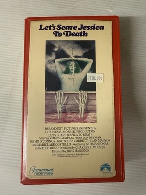 Let's Scare Jessica To Death VHS Horror Paramount Home Video Cut Box Rare - Image 1 of 4