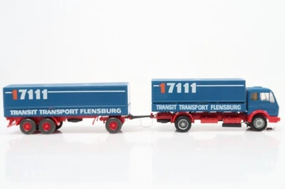 Faller Car System 1:87 LKW MB Hängerzug 17111 Transit Transport Flensburg - Bild 1 von 4