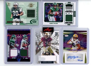 New York Jets 10 card lot 1/1 auto jersey RC serial Garrett Wilson Wayne Chrebet - Picture 1 of 4