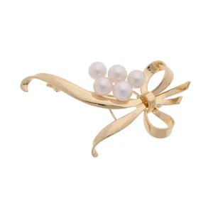 MIKIMOTO Pearl brooch 802000160075000 - Picture 1 of 6