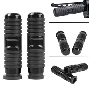 Empuñaduras de manillar negras para motocicleta empuñaduras de manillar acelerador electrónico para Harley - Imagen 1 de 10