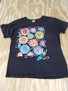 Camiseta Nike Años 90 Arte Abstracto Remolino EE. UU. Mujer L - Imagen 1 de 5