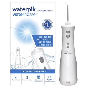 Waterpik Cordless Plus Zahnseide weiß, wiederaufladbar, tragbar, Dental - Bild 1 von 1