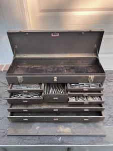 Kennedy 526 Machinist Tool Box 8 Drawer With Key Tools Industrial - Picture 1 of 23
