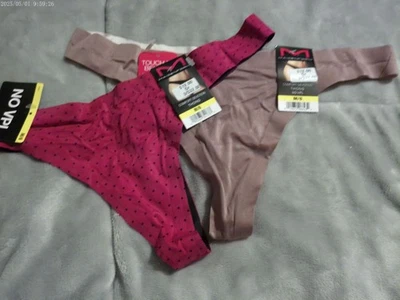 2 Pr-Brown/黑色印花和少女形MM2003丁字裤内裤*全新* M 6 — 第 1/3 张图片