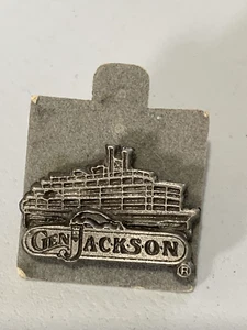 VINTAGE General Jackson Riverboat STEAMBOAT LAPEL Pin Pewter Nashville Tennessee - Picture 1 of 6
