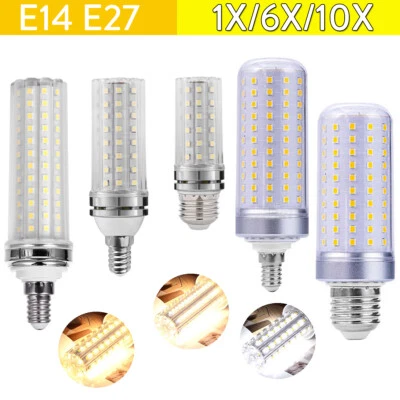 Led Corn Light Bulbs 85-265v 220v Lamps Pc shell 12w-40w 6000k 4500k 3000k E27 - Image 1 of 4