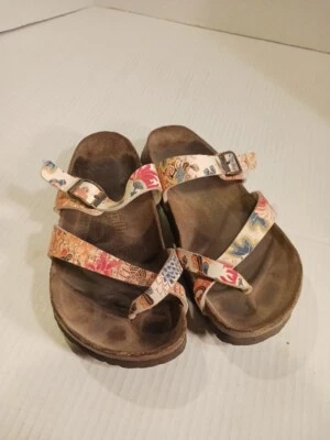 Sandalias Papillio Birkenstock patrón floral unisex para mujer talla 7 Foto 1 de 4