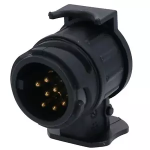 13 to 7 Pin Trailer Adapter Plug Towing Caravan Camping Electrics Connection - Picture 1 of 7