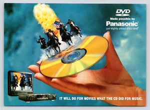 Panasonic DVD Player Advertisement Go Card Free Rack Card Postcard - Picture 1 of 2