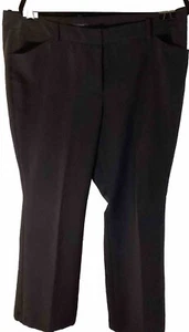 Worthington Womens Size 16 Modern Fit Dress Pants Black Straight Leg Career - Picture 1 of 5