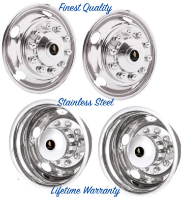 19.5" X 6" Chevy Chevrolet Gmc P30 Wheel Simulator Hubcap Rim Liner Covers © - Image 1 of 4