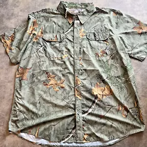 Camisa camuflada REALTREE para hombre 2XL verde Performan secado rápido caza campamento peces - Imagen 1 de 9