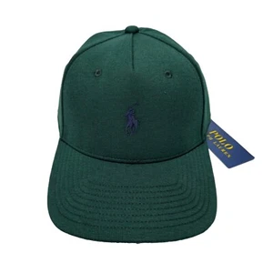 Neu Polo Ralph Lauren Herren grün Snapback Mütze doppelt gestrickt klassische Mütze - Bild 1 von 10