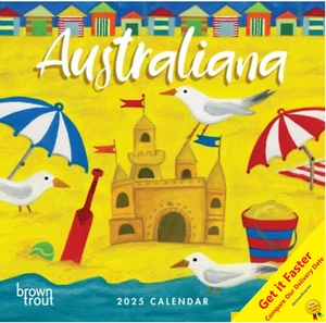 2025 Calendar Australiana Square Wall Browntrout A04961 - Picture 1 of 6