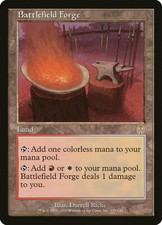 1X Battlefield Forge - Apocalypse - Chinese, NM/EX MTG CARD
