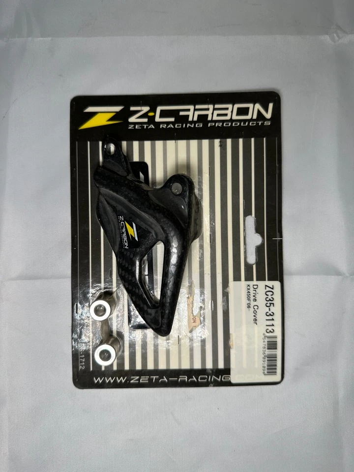 Capa de unidade Zeta ZCarbon ZC35-3113 KX450F '09-18, KX250 '19-20, KX250F '17-18 - Imagem 1 de 1