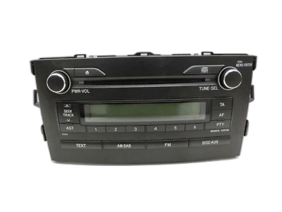 Autorradio Radio CD CQ-JS70G0G con CÓDIGO para Toyota Auris ZW E150 10-12 - Imagen 1 de 4